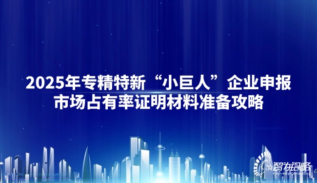 2025年專精特新“小巨人”企業(yè)申報市場占有率證明材料準備攻略.jpg